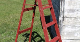 Antique Wooden Step Ladder