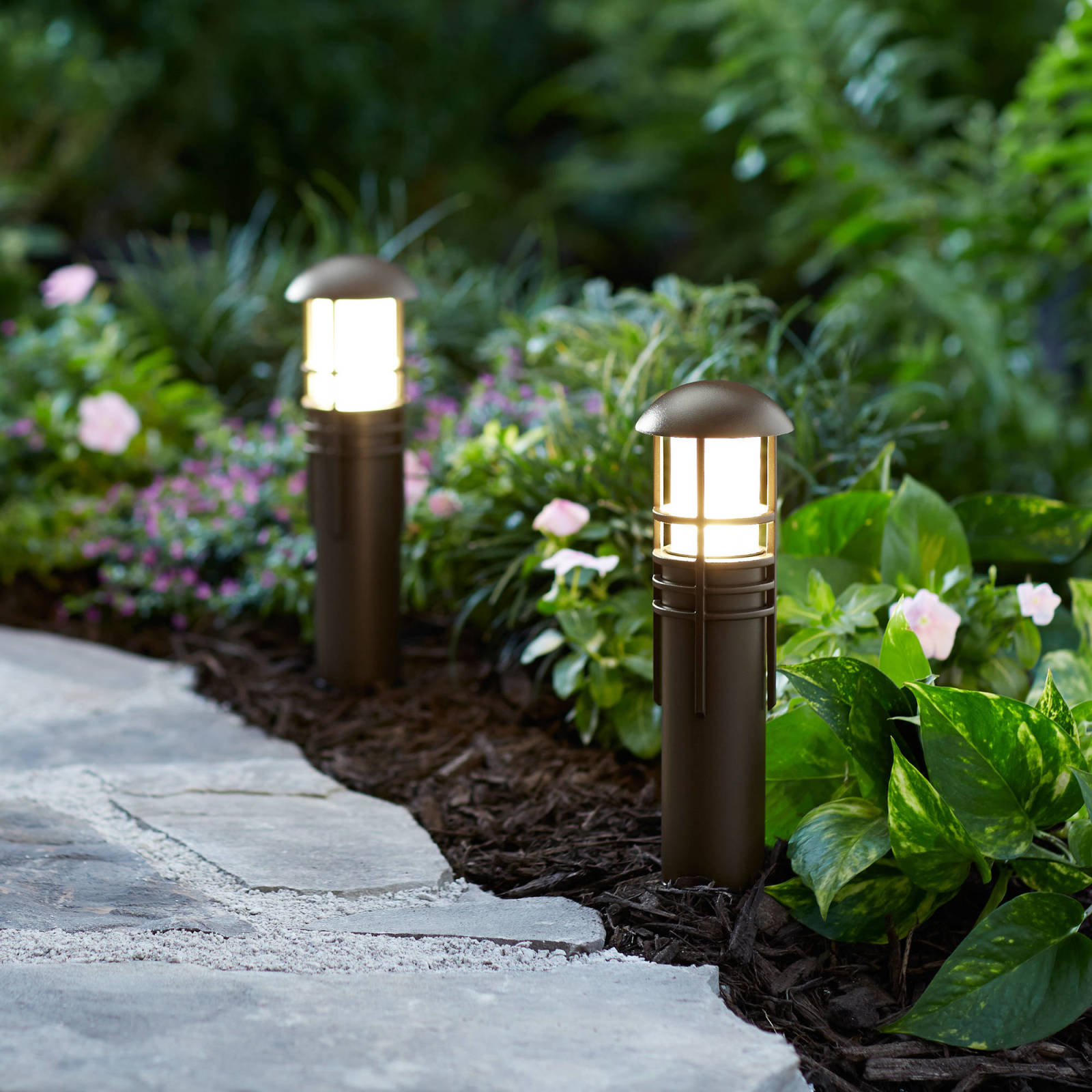 Patio light Decor Better Homes Gardens 1 QuickFIT LED Bollard Garden