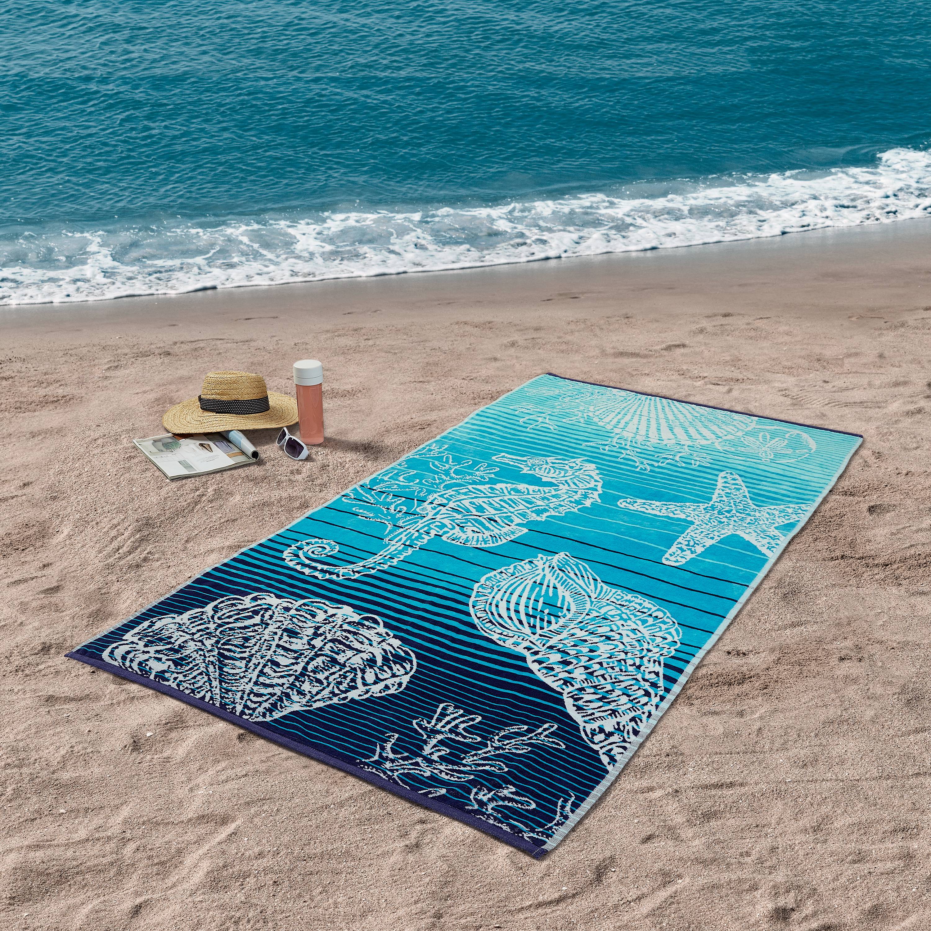 Better Homes & Gardens 100% Cotton Tropical Oversized Beach Towel