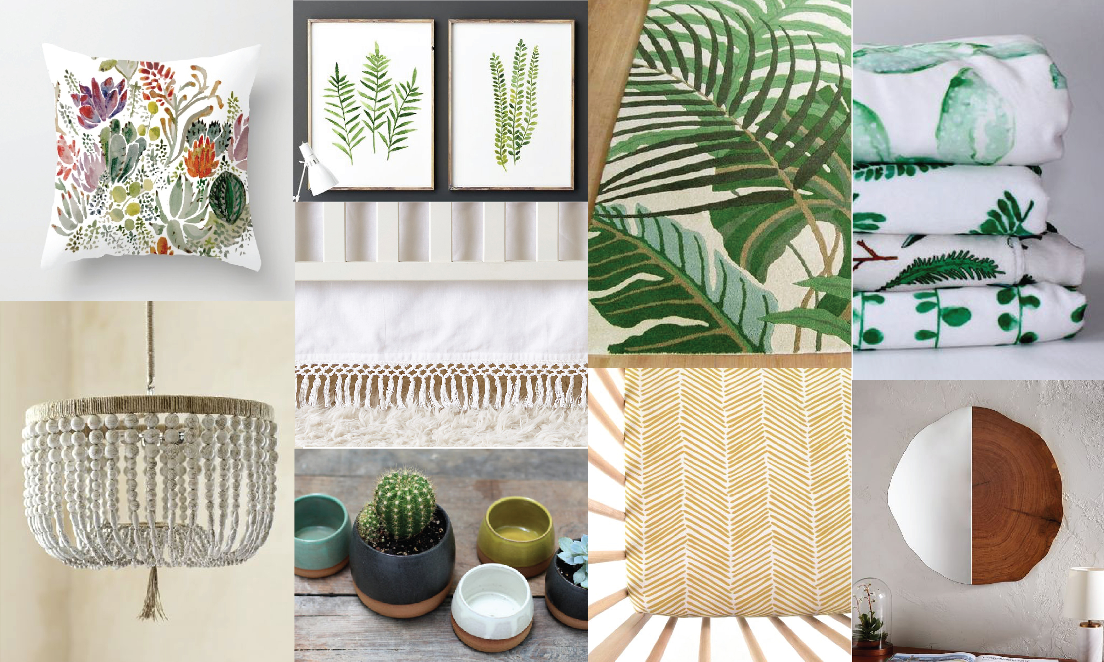 Nursery Style: Botanical Theme - Sage - Gugu Guru Blog