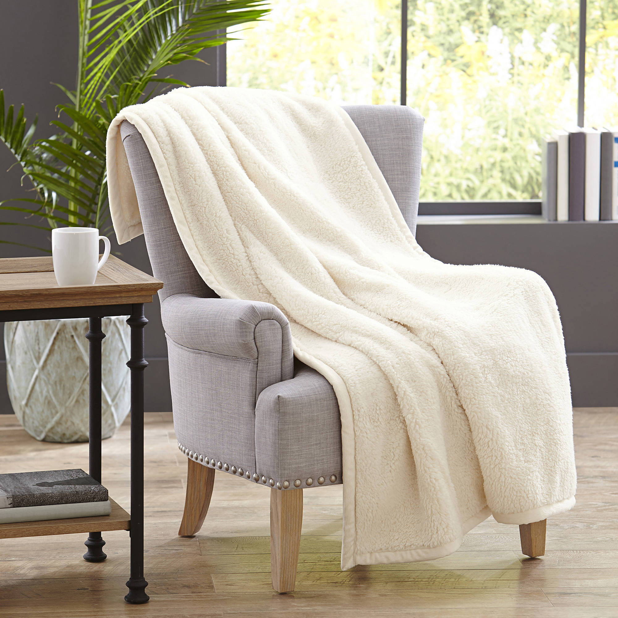 Better Homes & Gardens Sherpa Throw Blanket, 1 Each - Walmart.com