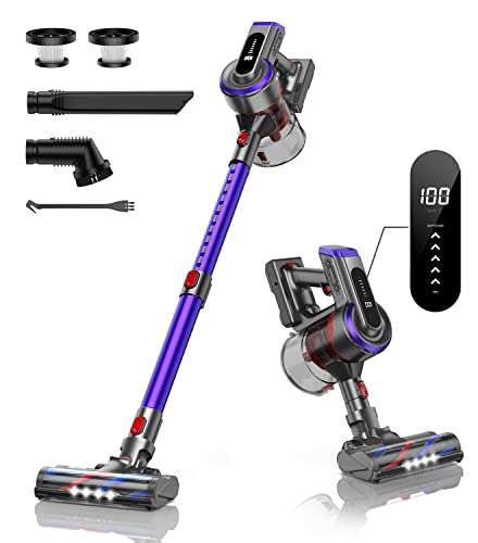 BuTure Cordless Vacuum Cleaner, 400W 33Kpa Powerful Stick Vacuum with