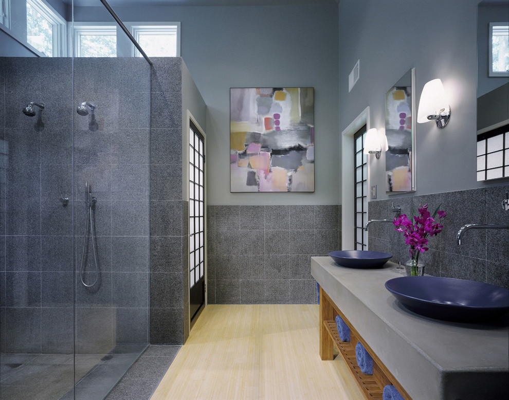 Blue and grey bathroom ideas