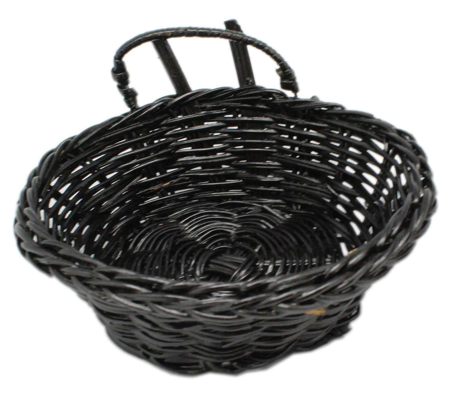 Medium Decorative Black Colored Wicker Basket - Walmart.com