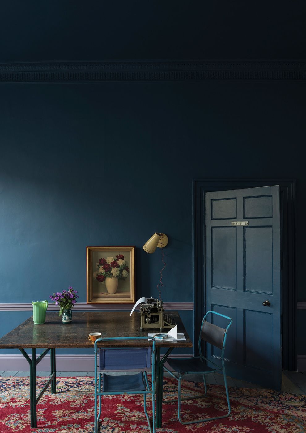 Farrow & Ball Paints by Boston Design Center (BDC) | Blue rooms