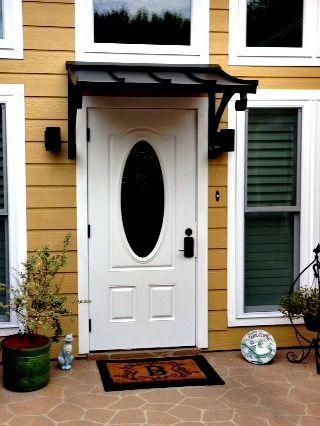 17 Extraordinary Innovations For #backyardawning | Metal door awning