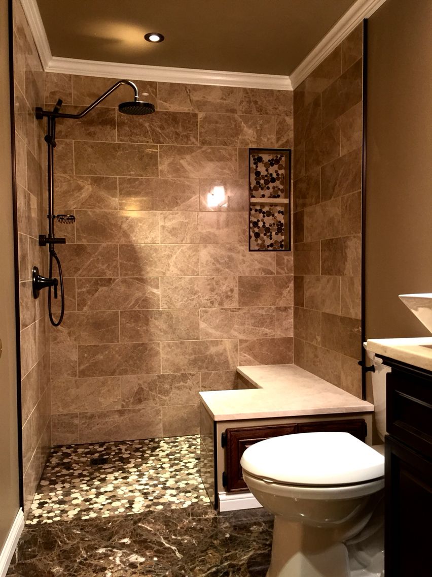 Bathroom design marble tile bathroom brown marble beige marble tile