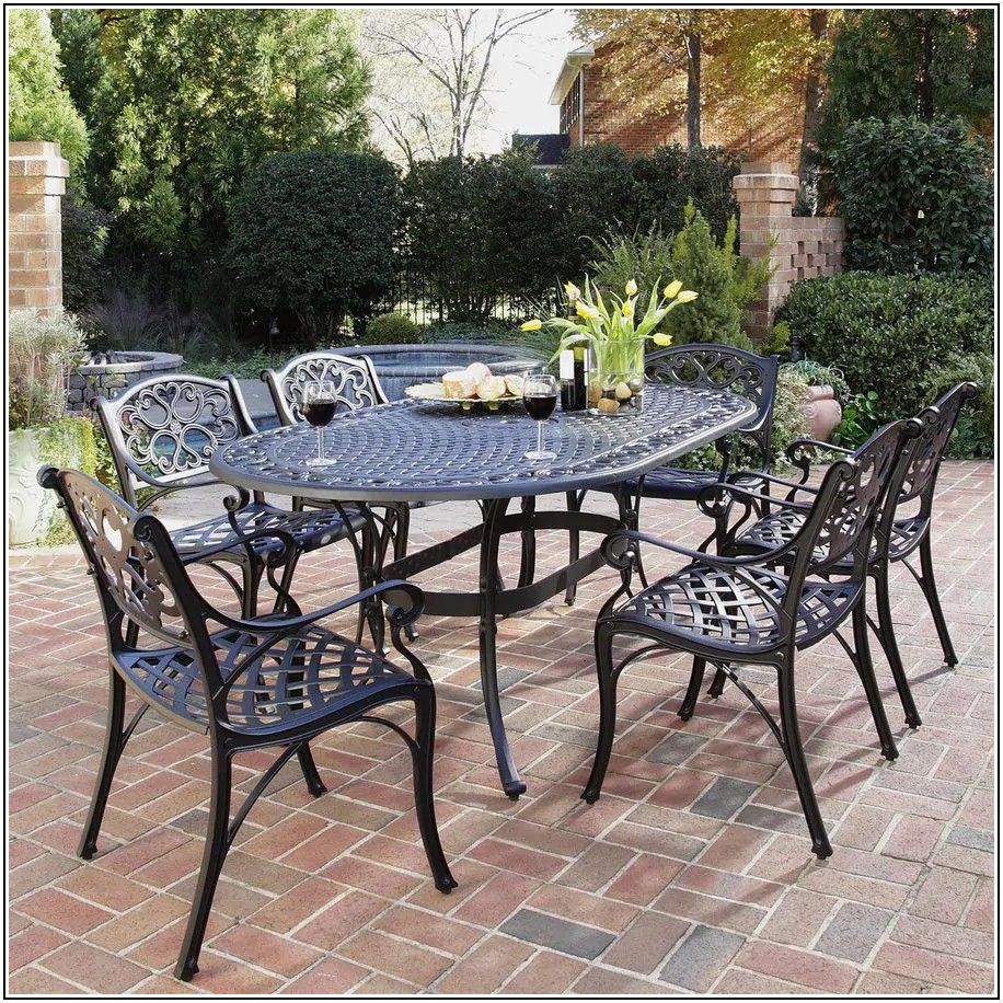 Black Cast Aluminum Patio Furniture - Uncategorized : Home Decorating
