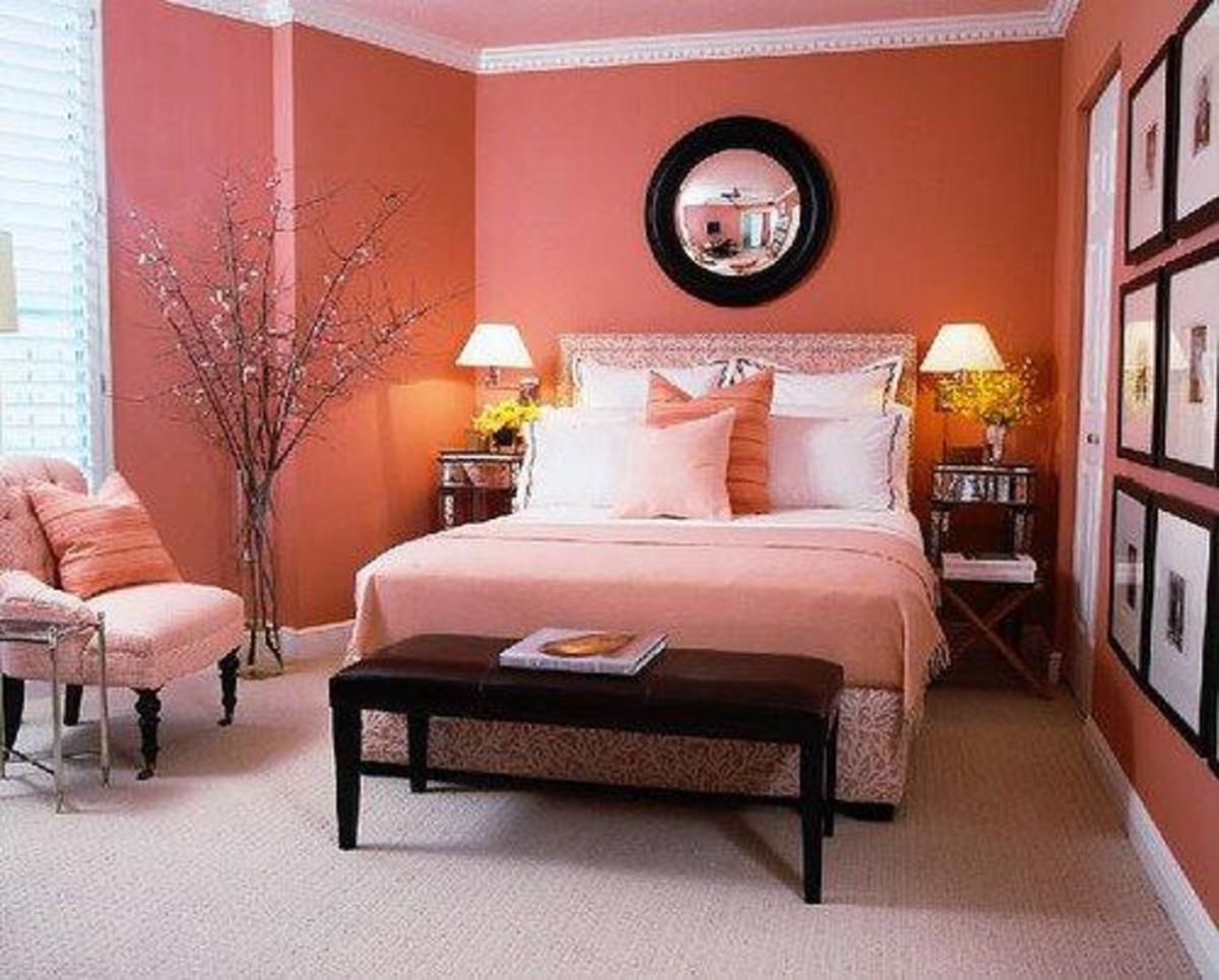 Coral Living Room & Bedroom Color Blends. DIY Decorating Ideas. | HubPages