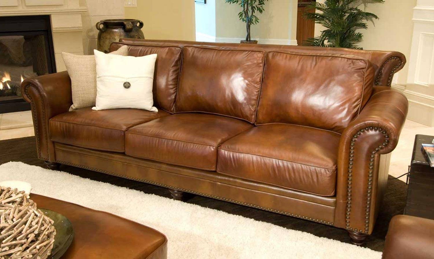 15 Best Collection of Camel Color Leather Sofas