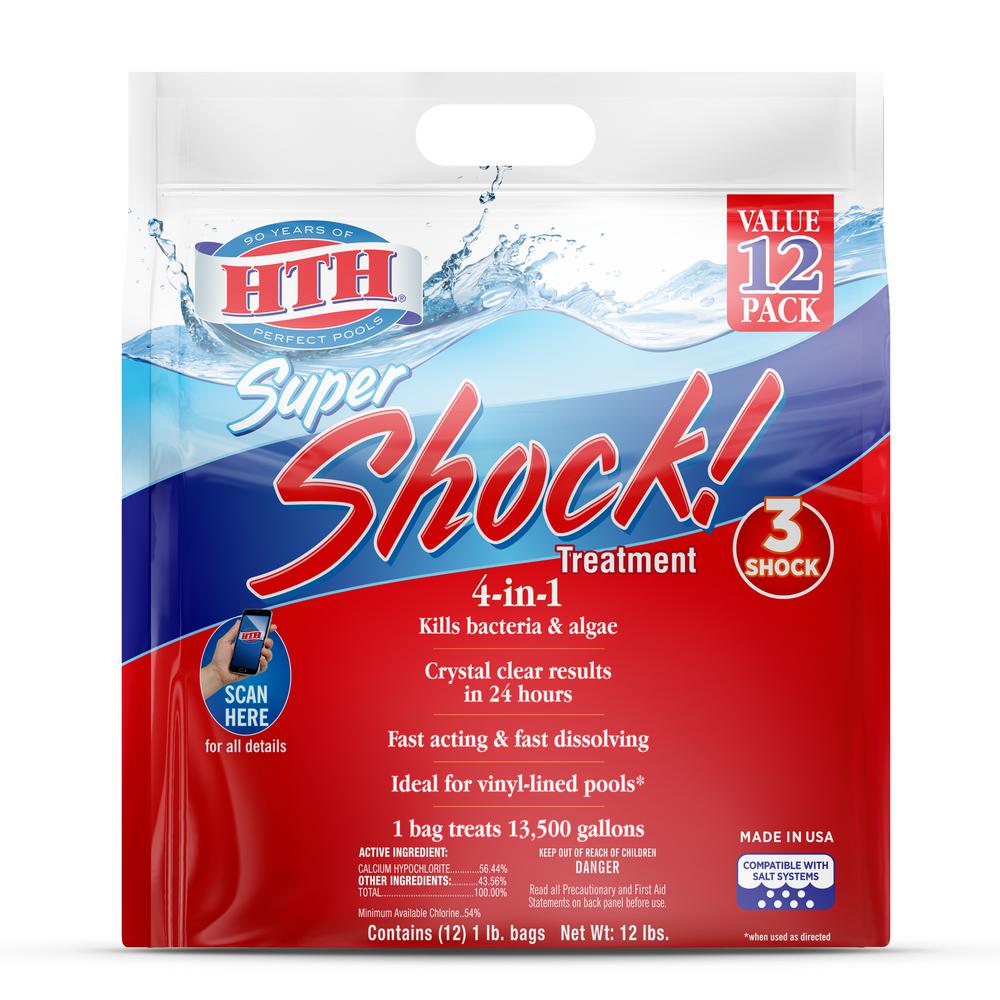 HTH 12 lbs. Super Pool Shock Treatment
