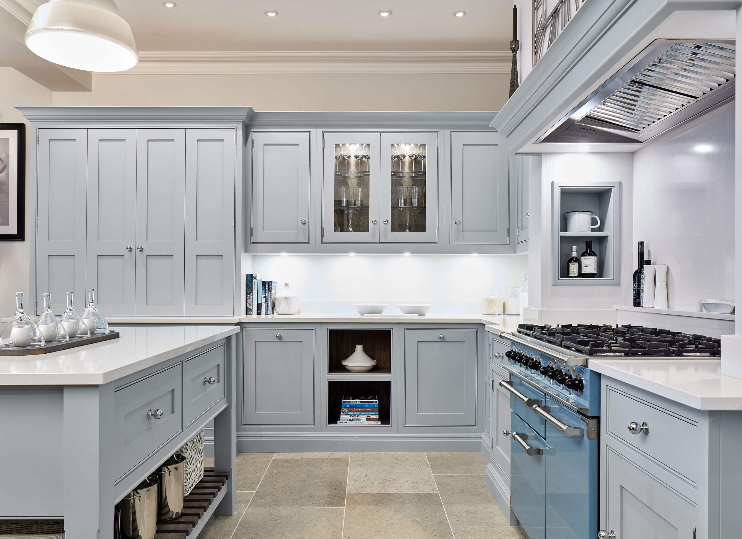 Light Blue Kitchen | Tom Howley