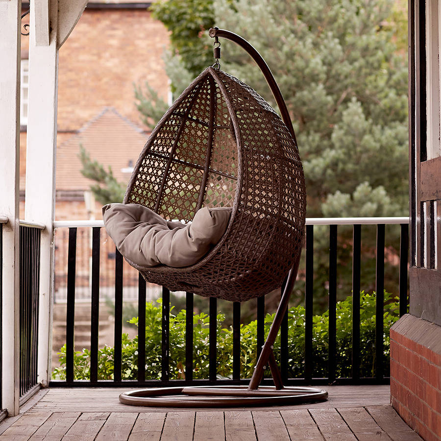 boho hanging garden chair by bluesuntree | notonthehighstreet.com