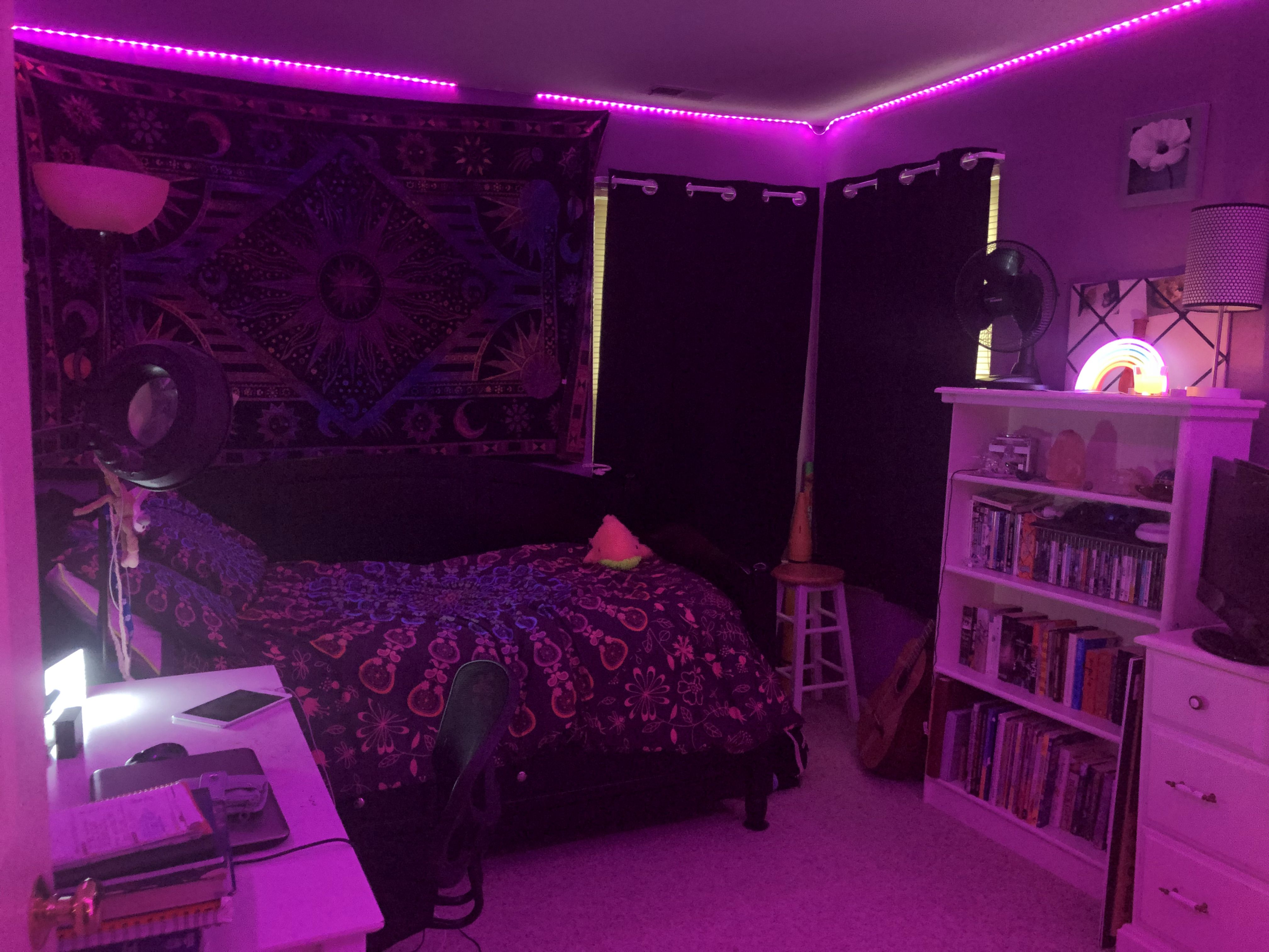 Teenage Room Tik Tok Teenage Room Bedroom Aesthetic Bedroom Led Strip